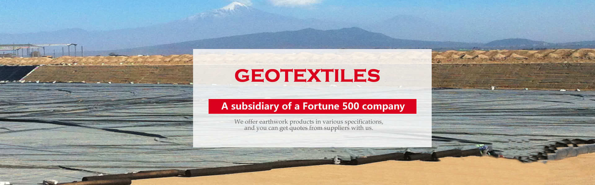 Geotextiles, Geogrids, Geomembranes, Geocomposite