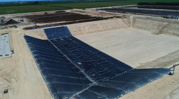 Does HDPE geomembrane get brittle over time?