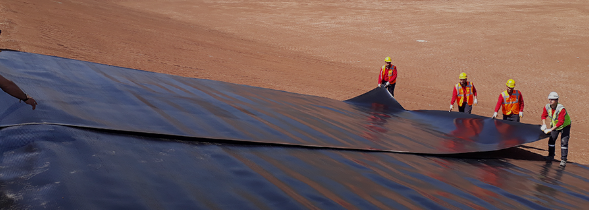 What is the life expectancy of a HDPE geomembrane?